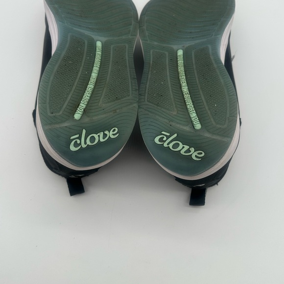 Women’s Clove nursing shoes sz 11 black/white w/ blue soles - Picture 6 of 7